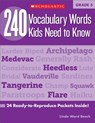 240 Vocabulary Words Kids Need to Know: Grade 5 - Linda Beech - 9780545468657