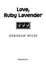 Love, Ruby Lavender - Deborah Wiles - 9780547351926