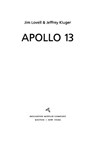 Apollo 13 - James Lovell ; Jeffrey Kluger - 9780547526232