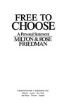 Free To Choose - Milton Friedman ; Rose Friedman - 9780547539751