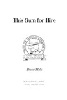 This Gum for Hire - Bruce Hale - 9780547545738