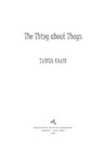The Thing About Thugs - Tabish Khair - 9780547731681