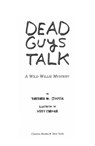 Dead Guys Talk - Barbara Joosse - 9780547798059