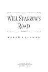 Will Sparrow's Road - Karen Cushman - 9780547875156