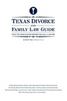 Texas Divorce and Family Law Guide - Dr David (King's College London) Todd - 9780557693689
