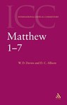Matthew 1-7 - W. D. Davies ; Jr. Allison - 9780567083555