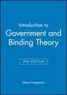 Introduction to Government and Binding Theory - Liliane (University of Lille Haegeman - 9780631190677