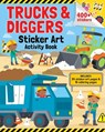 Trucks & Diggers: Sticker Art & Coloring: Activity Book with Over 400 Stickers - Gareth Williams - 9780655235842