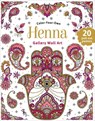 Henna: Coloring Book: Color-Your-Own Gallery Wall Art - Lake Press - 9780655237907