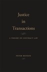 Justice in Transactions - Peter Benson - 9780674237599