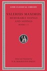 Memorable Doings and Sayings, Volume I - Valerius Maximus - 9780674995413