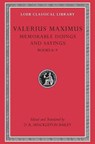 Memorable Doings and Sayings, Volume II - Valerius Maximus - 9780674995420