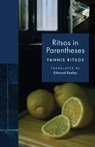 Ritsos in Parentheses - Yannis Ritsos - 9780691284552