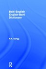 Balti-English English-Balti Dictionary - R. K. Sprigg - 9780700713806