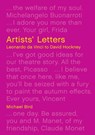 Artists' Letters - BIRD,  Michael - 9780711241282