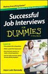 Successful Job Interviews For Dummies - Australia / NZ - Kate Southam ; Joyce Lain Kennedy - 9780730308089