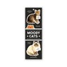 Moody Cats Magnetic Bookmark Set -  - 9780735386907