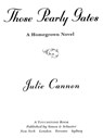 Those Pearly Gates - Julie Cannon - 9780743274470