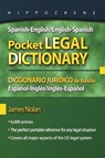 Spanish-English/English-Spanish Pocket Legal Dictionary/Diccionario Juridico de Bolsillo Espanol-Ingles/Ingles-Espanol - James Nolan - 9780781812146