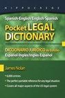 Spanish-English/English-Spanish Pocket Legal Dictionary/Diccionario Juridico de Bolsillo Espanol-Ingles/Ingles-Espanol - James Nolan - 9780781812146