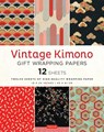 Vintage Kimono Gift Wrapping Papers - 12 sheets - Tuttle Studio - 9780804856843