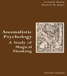 Anomalistic Psychology - Leonard Zusne ; Warren H. Jones - 9780805805086