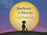 Before I Sleep I Say Thank You - Carol Gordon Ekster - 9780819812254