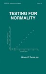 Testing For Normality - Henry C. Thode - 9780824796136