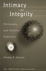 Intimacy or Integrity - Thomas P. Kasulis - 9780824825591