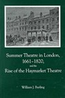 Summer Theatre In London 1661-1820 and the Rise of the Haymarket Theatre - BURLING,  William J. - 9780838638118