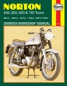 Norton 500, 600, 650 & 750 Twins (57 - 70) Haynes Repair Manual - Haynes Publishing - 9780856961878