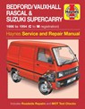 Bedford/Vauxhall Rascal & Suzuki Supercarry (86 - Oct 94) Haynes Repair Manual - Haynes Publishing - 9780857339935