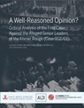 A Well-Reasoned Opinion? Critical Analysis of the First Case Against the Alleged Senior Leaders of the Khmer Rouge (Case 002/01) - David Cohen - 9780866382700