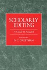 Scholarly Editing - D.C. Greetham - 9780873525602