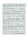 One Thousand Useful Mohawk Words - David K. Maracle - 9780884327103