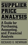 Supplier Price Analysis - Richard Newman - 9780899305455