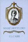 What Hetty Did - J L Carr - 9780900847912