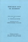 Hervarar Saga ok Heidreks - Viking Soc.For Northern Res. - 9780903521116