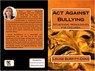 Act Against Bullying - Louise Burfitt-Dons - 9780953852246