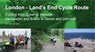 London - Land's End Cycle Route -  - 9780957661738
