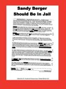 Sandy Berger Should Be In Jail - W. Frederick Zimmerman - 9780978813857