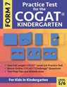 Practice Test for the CogAT Kindergarten Form 7 Level 5/6 - Gifted and Talented Test Prep Team - 9780997768039