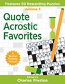 Quote Acrostic Favorites - Charles Preston - 9780998832272