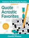 Quote Acrostic Favorites - Charles Preston - 9780998832296