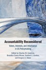 Accountability Reconsidered - Charles M. (Princeton University Cameron ; Brandice (Stanford University Canes-Wrone ; Sanford C. (New York University) Gordon - 9781009168304