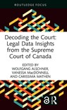 Decoding the Court: Legal Data Insights from the Supreme Court of Canada - Wolfgang (University of Ottawa Alschner ; Vanessa (The uOttawa Public Law Centre MacDonnell ; Carissima (University of Ottawa Faculty of Law Mathen - 9781032245256