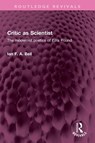 Critic as Scientist - Ian F. A. Bell - 9781032527390