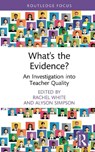 What’s the Evidence? - Rachel White ; Alyson (University of Sydney Simpson - 9781032893952