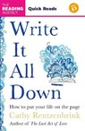 Write It All Down - Cathy Rentzenbrink - 9781035075706