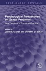 Psychological Perspectives on Sexual Problems - Jane M. Ussher ; Christine D. Baker - 9781041349488
